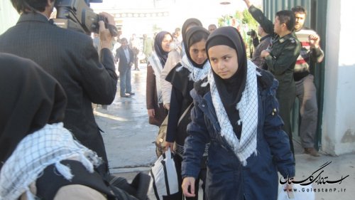 اعزام 85 دانش‌آموزان دختر بسیجی به مناطق عملیاتی جنوب کشور