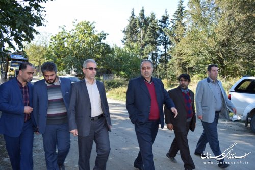 بازدید فرماندار از طرحهای جنگلداری و آبخیزداری کردکوی