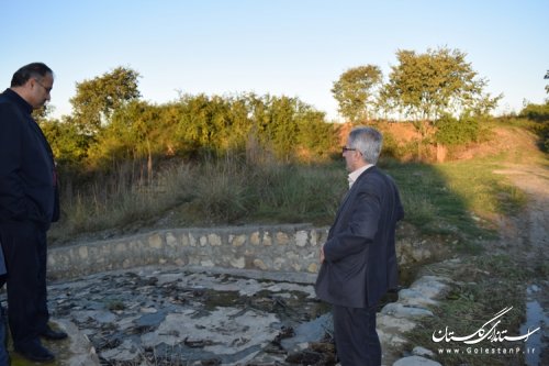 بازدید فرماندار از طرحهای جنگلداری و آبخیزداری کردکوی