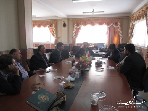 جلسه هماهنگی با خیرین مبارزه با مواد مخدر شهرستان ترکمن