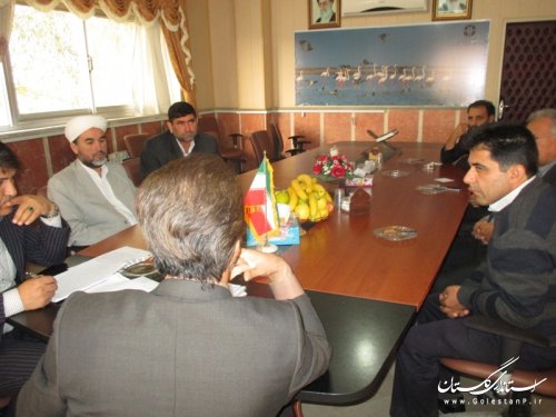 جلسه هماهنگی با خیرین مبارزه با مواد مخدر شهرستان ترکمن