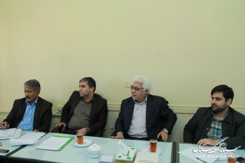 جلسه شورای معاونین و تحول اداری شهرستان گرگان برگزار شد