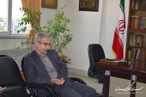 دیدار مدیرکل هلال احمر استان با فرماندار کردکوی