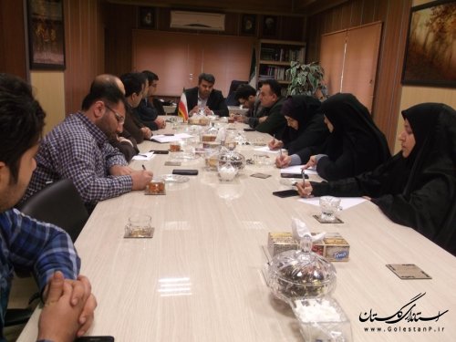 تشکیل دهمین جلسه ستاد انتخابات شهرستان رامیان