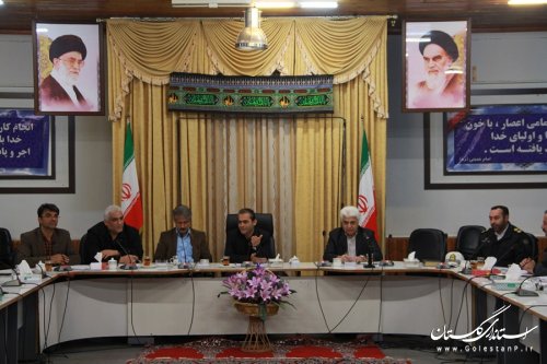 جلسه شورای هماهنگی مدیریت بحران شهرستان گرگان برگزار شد