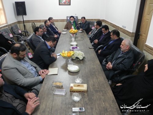 دیدار معاون سیاسی و امنیتی استاندار گلستان با امام جمعه مینودشت
