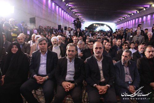 آیین افتتاح و بهره برداری از زیرگذر گلشهر گرگان