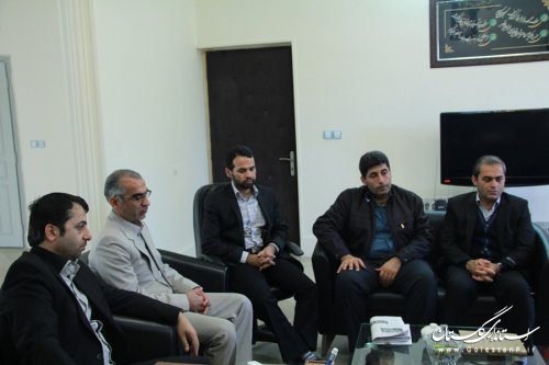 دیدار اعضای شورای بسیج رسانه با فرماندار گرگان