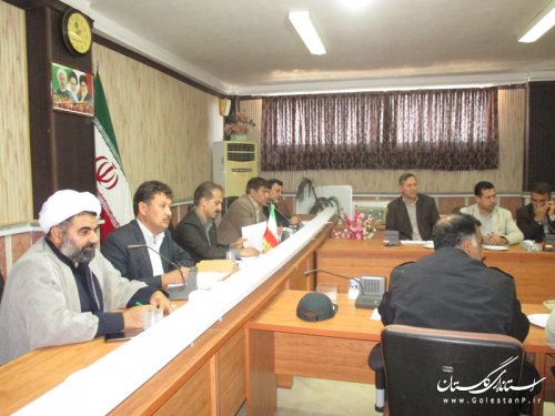 ششمین جلسه شورای هماهنگی مبارزه با مواد مخدر شهرستان ترکمن تشکیل شد
