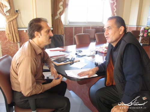 ملاقات مردمی معاون فرماندار ترکمن برگزار شد