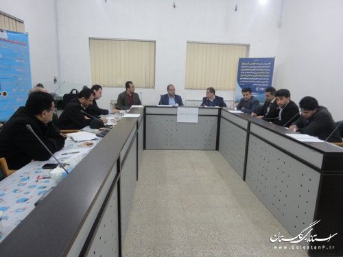 جلسه شورای حفاظت منابع آب شهرستان علی آباد کتول برگزارشد