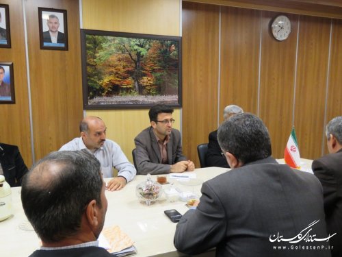تشکیل جلسه کمیته مشترک تغییر کاربری اراضی شیبدار شهرستان رامیان