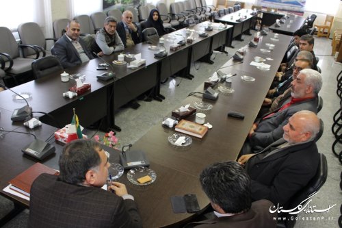 جلسه  معارفه هیات اجرائی انتخابات  و مسئولین کمیته های شهرستان آزادشهر