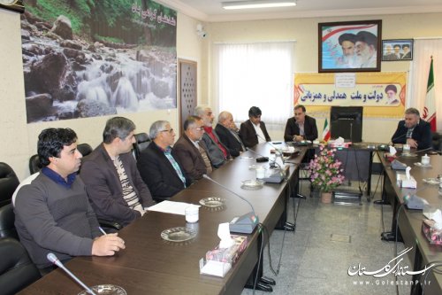 جلسه  معارفه هیات اجرائی انتخابات  و مسئولین کمیته های شهرستان آزادشهر