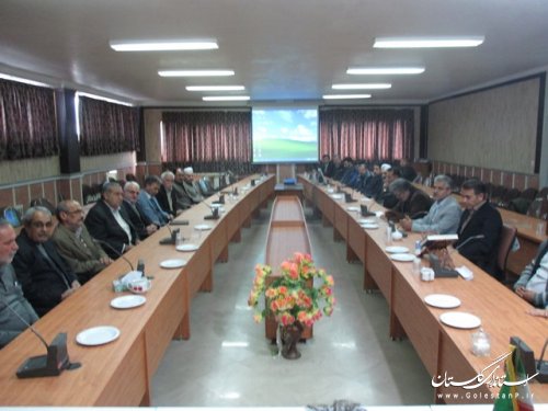 جلسه انتخاب اعضای هیات اجرایی پنجمین دوره مجلس خبرگان رهبری شهرستان ترکمن برگزار شد
