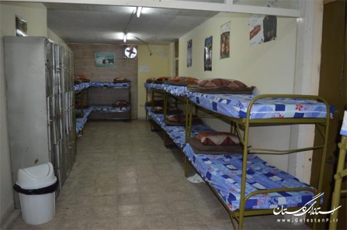 نخستین مرکز سر پناه شبانه شرق گلستان برای معتادین و کارتن خوابها افتتاح شد