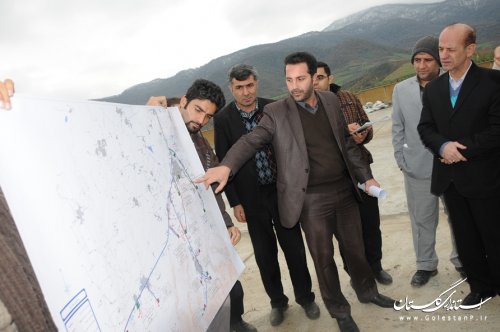 بازدید مدیرعامل شرکت آب منطقه ای گلستان از پروژه ها و تاسیسات آبی استان