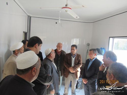 فرماندار گمیشان از مراکز بهداشتی روستاهای بخش گلدشت بازدید کرد