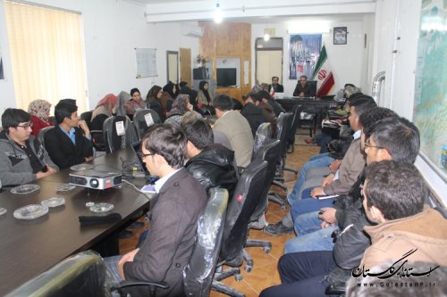 برگزاری جلسه توجیهی متقاضیان کاربری انتخابات شهرستان مراوه تپه