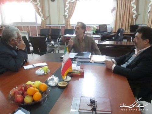 دیدار مشاورین استاندار گلستان با سرپرست فرمانداری ترکمن