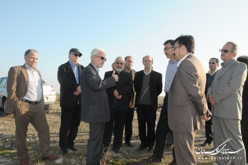 بازدید مشاور وزیر نیرو از پروژه ها و تاسیسات آبی گلستان