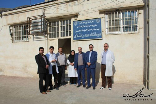 بازدید مدیر درمان استان گلستان از درمانگاه معدن قشلاق