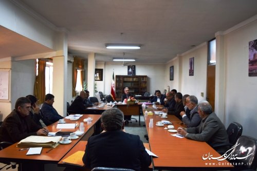 جلسه مشترک هیات های اجرایی و نظارت مرکز حوزه انتخابیه با فرماندار