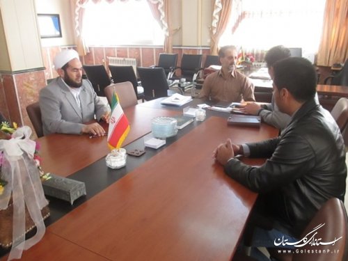 دیدار مدیران سندیکاهای کامیونداران شهرستان ترکمن با سرپرست فرمانداری