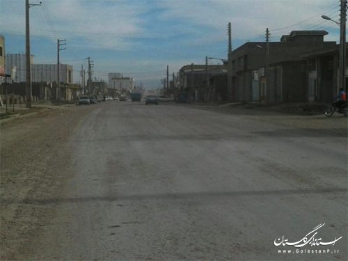 خیابان آزادی روستای گدم آباد دهه فجر امسال به بهره برداری می رسد
