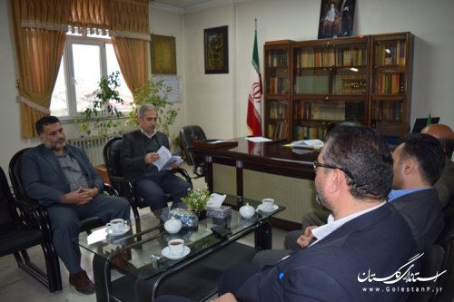 دیدار مدیرکل ثبت احوال استان با فرماندار کردکوی