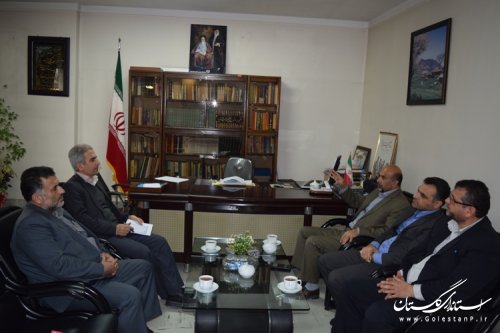 دیدار مدیرکل ثبت احوال استان با فرماندار کردکوی