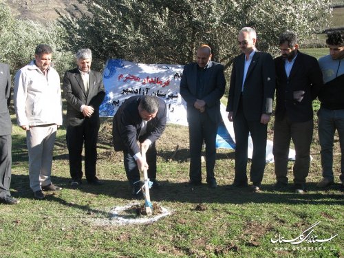 آغاز عملیات اجرایی مخزن 100 مترمکعبی روستای سوسرای شهرستان آزادشهر