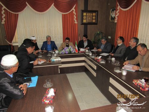 سومین جلسه هماهنگی مسابقات بین المللی گورش در شهرستان گمیشان برگزار شد