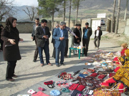 بازارچه کار و فناوری دانش آموزی در بخش لوه شهرستان گالیکش افتتاح شد