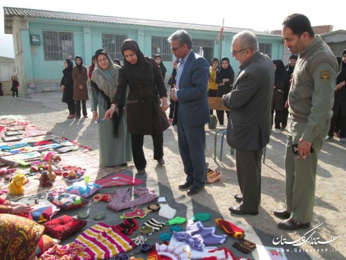 بازارچه کار و فناوری دانش آموزی در بخش لوه شهرستان گالیکش افتتاح شد