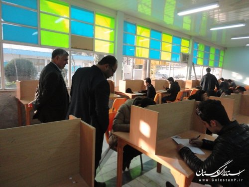 برگزاری آزمون تعیین کاربران شعبات اخذ رای در علی آباد کتول