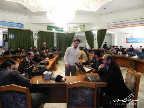 نشست با کاربران انتخابات در شهرستان مینودشت