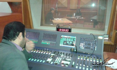 مصاحبه زنده رادیویی فرماندار شهرستان آق قلا در خصوص دهه فجر و انتخابات