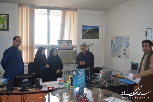 بازدید کارشناسان بازرسی استان از بخش های مختلف ستاد مرکزی حوزه انتخابیه کردکوی