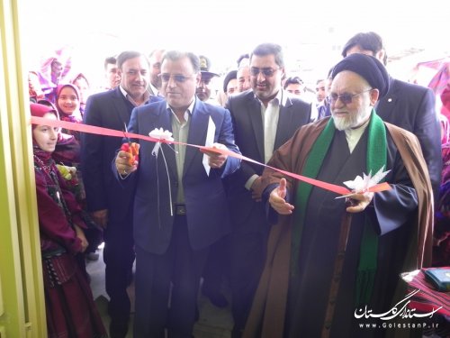 مراسم افتتاح متمرکز پروژه های دهه مبارک فجر شهرستان مینودشت برگزار شد