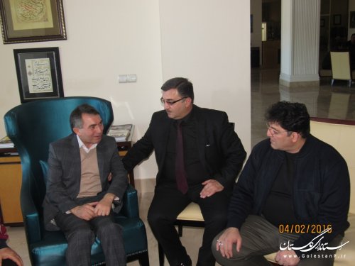 دیدار فرماندار گمیشان با شهردار باکو و مسئولین ورزش کشتی کشور آذربایجان و گرجستان