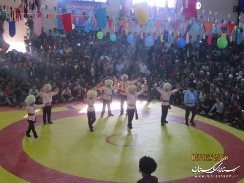  مسابقات بین المللی گورش در شهرستان گمیشان آغاز شد