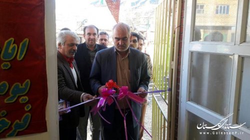 افتتاح ساختمان خانه بهداشت روستای آق امام شهرستان مراوه تپه