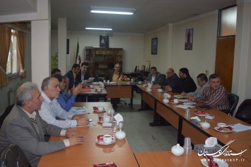 نشست مشترک اعضای هیاتهای اجرایی و نظارت بر انتخابات مرکز حوزه انتخابیه کردکوی