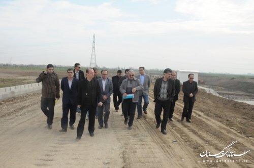 بازدید مدیر عامل شرکت آب منطقه ای گلستان از پروژه ها و تاسیسات آبی استان