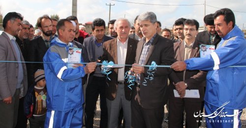 افتتاح پروژه آبرسانی به روستای دلیجه شهرستان آق قلا