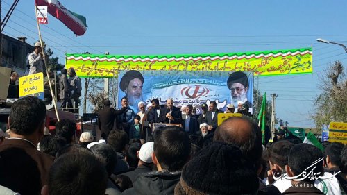 پیام قدردانی فرماندار شهرستان ترکمن از حضور مردم در راهپیمایی باشکوه 22 بهمن