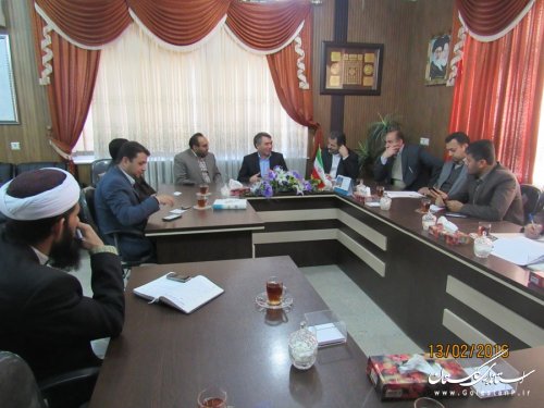 جلسه هماهنگی استقرار اداره ثبت اسناد واملاک در شهرستان گمیشان برگزار شد