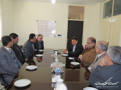 دیدار مدیرعامل شرکت مخابرات استان با فرماندار گالیکش