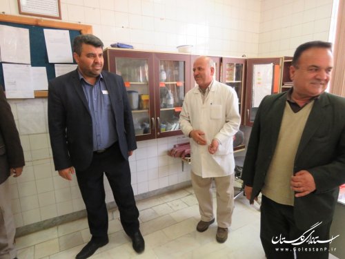دیدار فرماندار رامیان با پرستاران بیمارستان امام رضا(ع) خان به بین